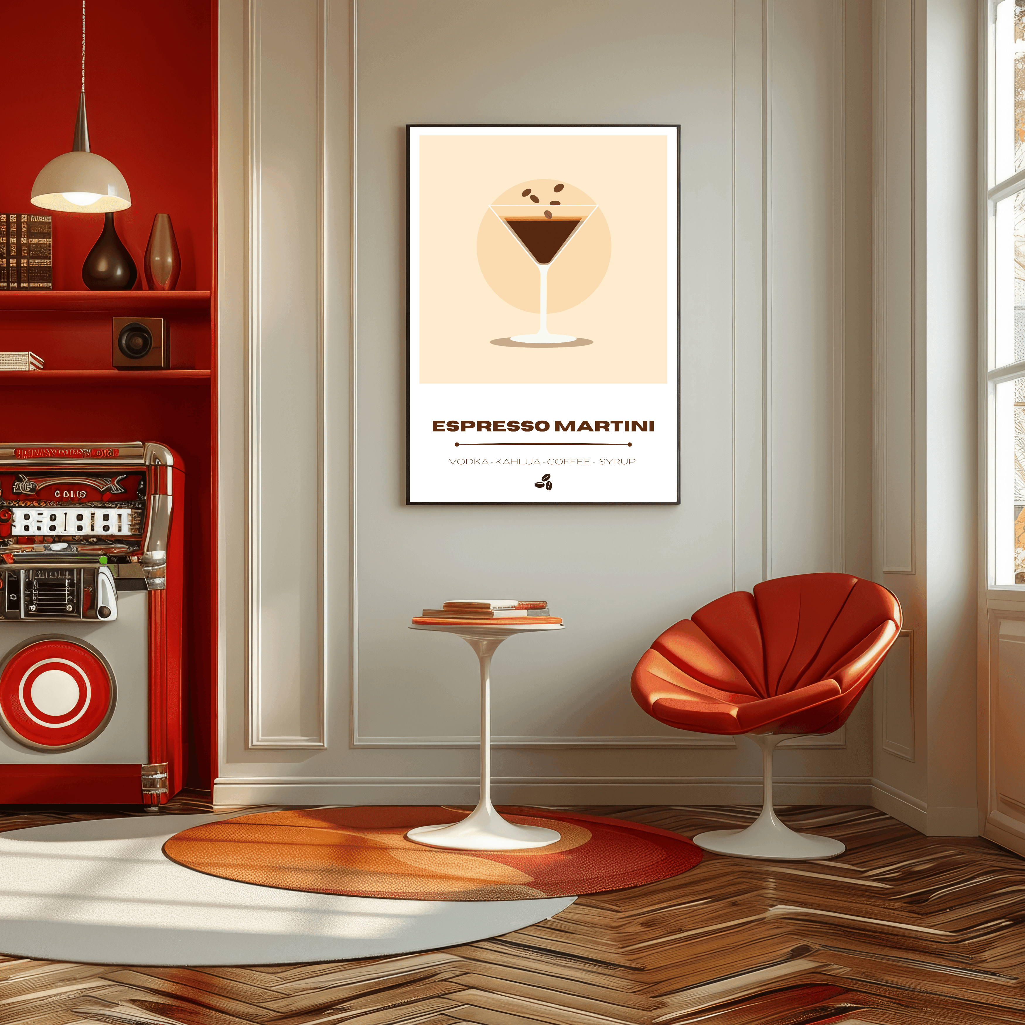 Cocktail Hour Art Print | ESPRESSO MARTINI | A3 Giclée Illustration - Image 3